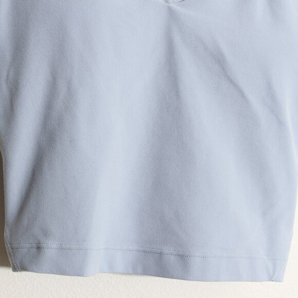 Lululemon Align Tank Top Crop Nulu Built-in-Bra Blue Linen Size 2 - Picture 5 of 13